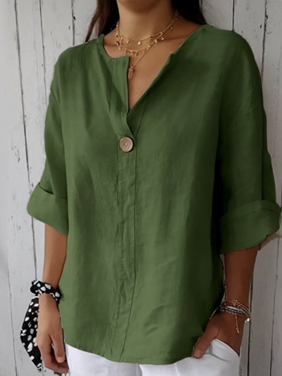 Nayla| Women Casual V-Neck Blouse