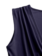 CHARITY | Textured Chic Sleeveless Wide-Leg Jumpsuit