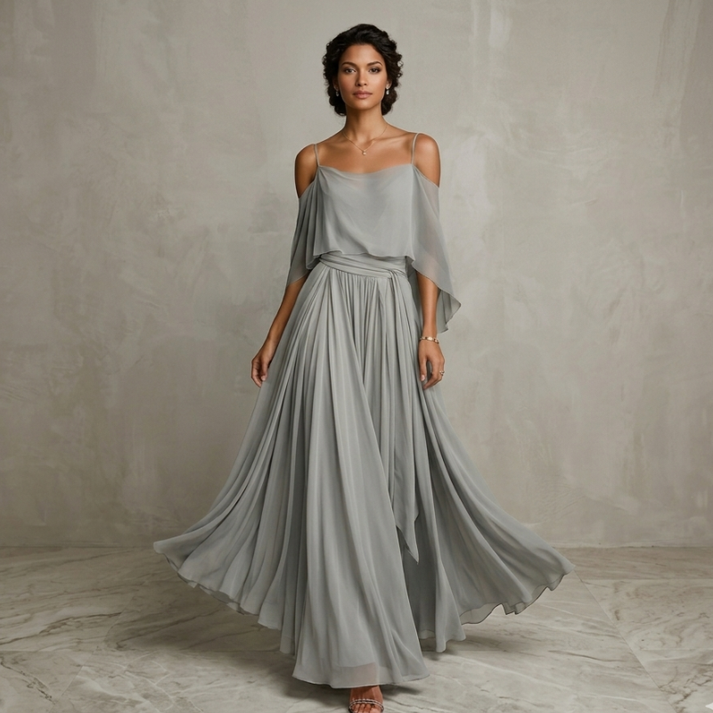 Ivah™ Off-Shoulder Flowy Set