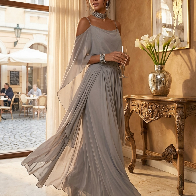 Ivah™ Off-Shoulder Flowy Set