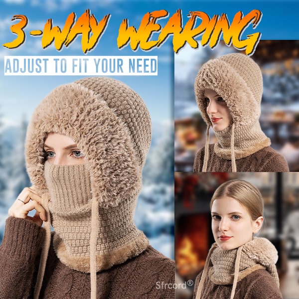 Sfrcord® 4-in-1 Full-Covering Winter Beanie Hat