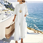 Emmy™ Elegant Short-Sleeve Jumpsuit